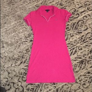 tommy hilfiger xs hot pink mini dress